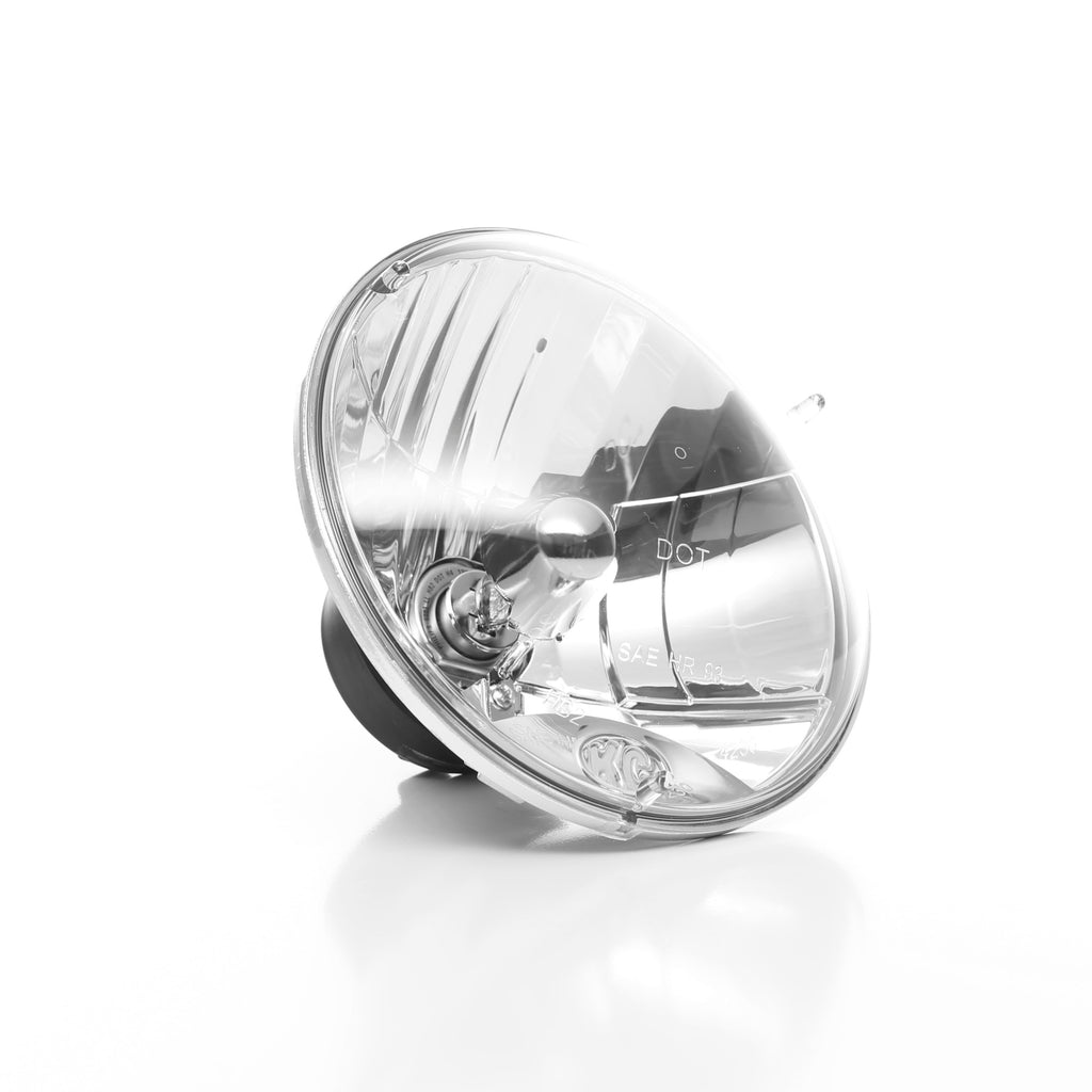 KC HiLiTES 42302 KC Headlight H4 Halogen 7in Dot 2-Light - 2007-2018 Jeep Wrangler JK 2/4-Door for Select Jeep Wrangler, Jeep Wrangler JK