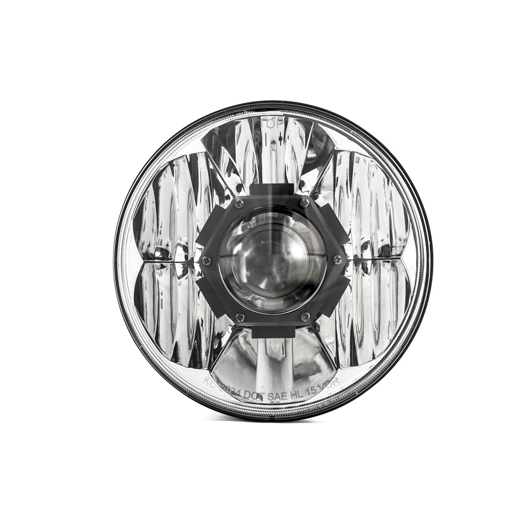 KC HiLiTES 42341 KC Headlights Gravity LED 7in 2-Light - 2007-2018 Jeep Wrangler JK 2/4-Door for Select Jeep Wrangler, Jeep Wrangler JK