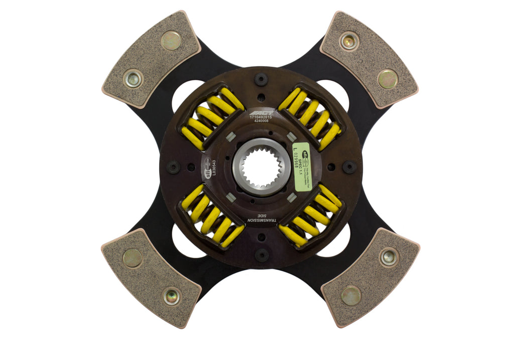 Advanced Clutch 4240208 ACT 4 Pad Sprung Race Clutch Disc for Select Chrysler Conquest, Ford Probe, Mazda 626, Mazda 929, Mazda B2600, Mazda MX-6, Mazda RX-7, Mazda RX-8, Mitsubishi Starion