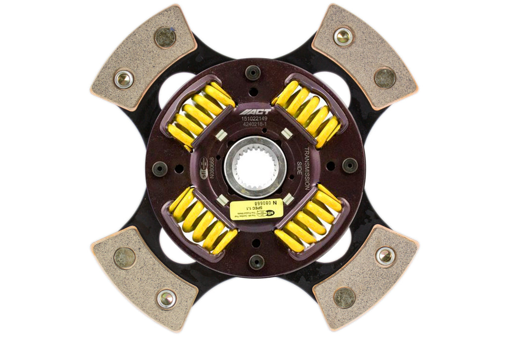 Advanced Clutch 4240218-1 ACT 4 Pad Sprung Race Clutch Disc for Select Scion FR-S, Subaru BRZ, Toyota 86