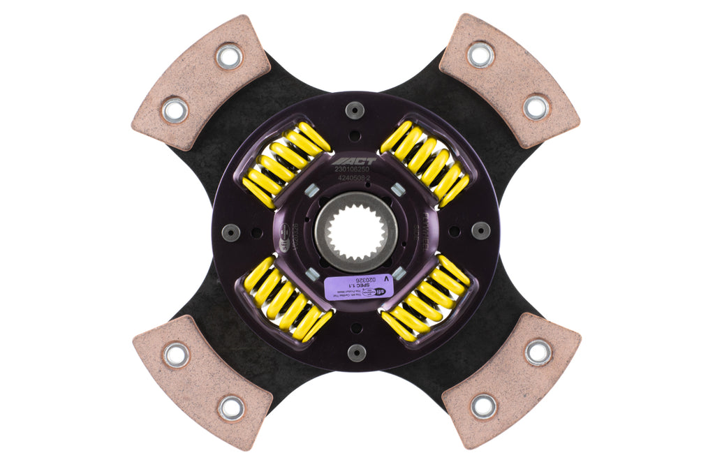 Advanced Clutch 4240508-2 ACT 4 Pad Sprung Race Clutch Disc for Select Mazda 3, Mazda 6