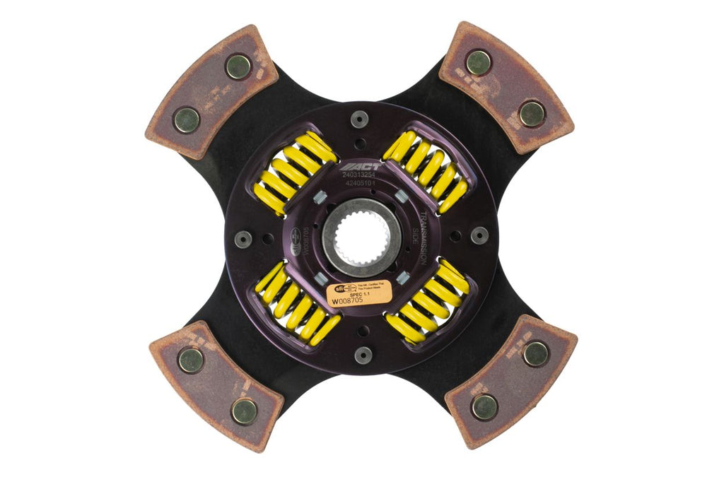 Advanced Clutch 4240510-1 ACT 4 Pad Sprung Race Clutch Disc for Select Acura CL, Acura TL, Honda Accord