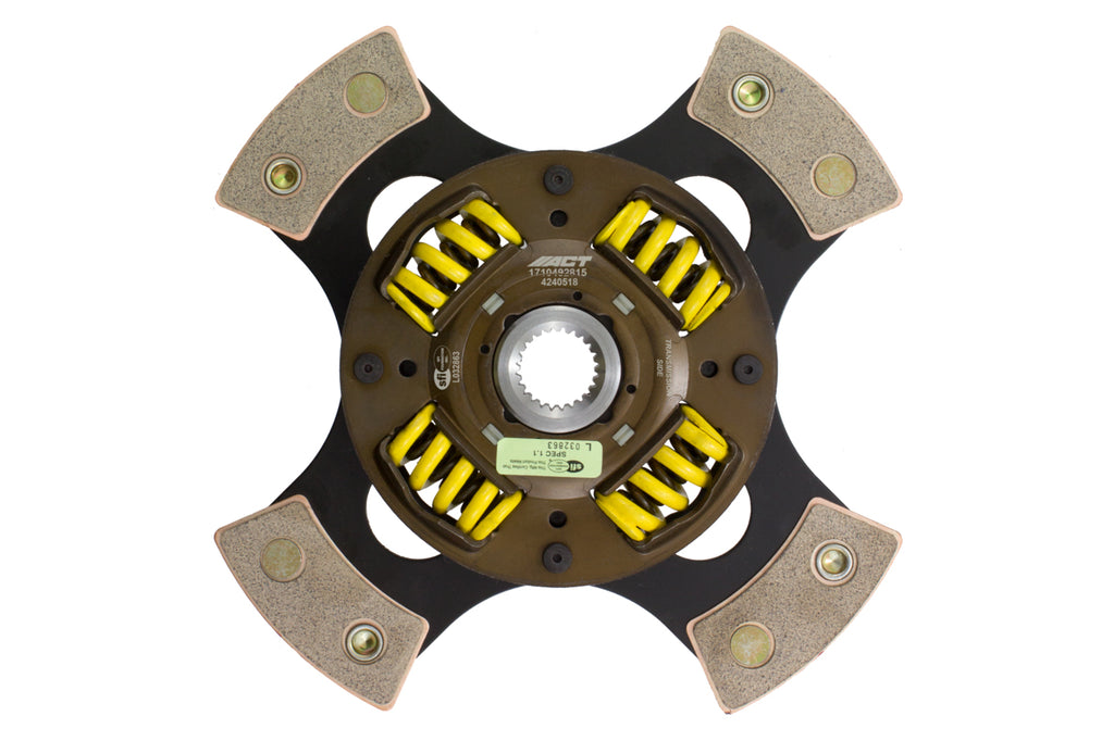 Advanced Clutch 4240518 ACT 4 Pad Sprung Race Clutch Disc for Select Subaru Baja, Subaru Forester, Subaru Impreza, Subaru Legacy, Subaru Outback, Subaru WRX, Subaru WRX STI