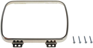 Dorman - HELP 42407 Rectangular Headlamp Retaining Ring (2) With 4 Retaining Screws - Steel