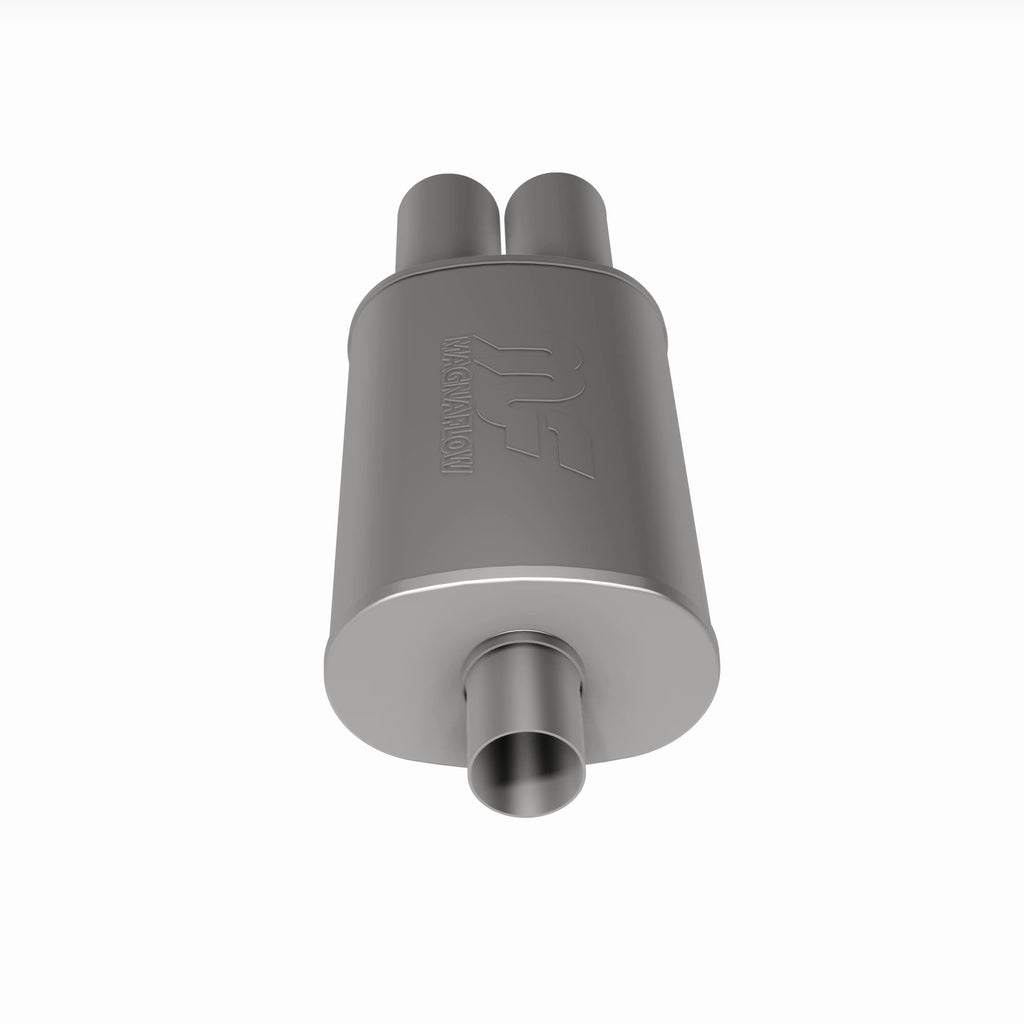 MagnaFlow Exhaust Products 14815 Straight-Through Performance Muffler; 2.25/3.125in. Center/Dual; 5x14x8 Body