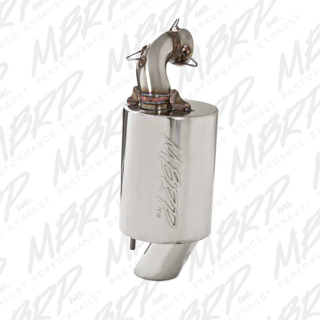 MBRP Exhaust 427T209 Snowmobile Trail Exhaust for Select Polaris 600 PRO-RMK 155, Polaris 800 PRO-RMK 155, Polaris 800 PRO-RMK 163, Polaris 800 RMK Assault 155, Polaris 800 Rush, Polaris 800 Rush PRO-R, Polaris 800 Rush PRO-R LE, Polaris 800 SwitchBack,