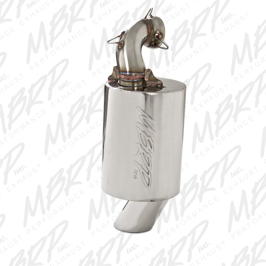 MBRP Exhaust 428T209 Snowmobile Trail Exhaust for Select Polaris 600 INDY, Polaris 600 INDY SP, Polaris 600 INDY SP LE, Polaris 600 INDY SP TD Series LE, Polaris 600 INDY Voyager, Polaris 600 INDY Voyageur, Polaris 600 Rush PRO-R, Polaris 800 Rush PRO-R,