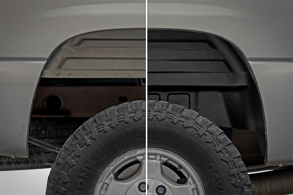 Rough Country 4299A Wheel Well Liner for Select Chevrolet Silverado 1500, Chevrolet Silverado Classic, Chevrolet Silverado 2500, Chevrolet Silverado 3500, GMC Sierra 1500, GMC Sierra Classic, GMC Sierra 2500, GMC Sierra