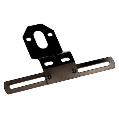 Grote 43022 Universal Steel Offset License Plate Bracket, Black