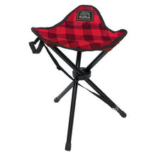 Load image into Gallery viewer, KUMA 430-KM-TRICH-RB Tri Pod Chair - Red/Black Plaid