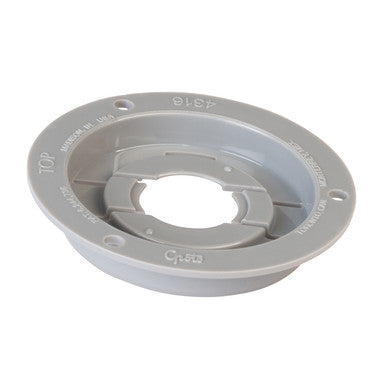 Grote 43160 Theft-Resistant Mounting Flange & Pigtail Retention Cap For 2½" Round Lights, Mounting Flange