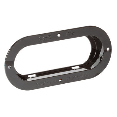 Grote 43222 Theft-Resistant Mounting Flange For 6" Oval Lights, Black