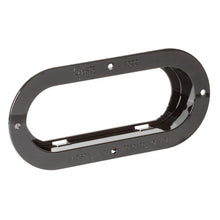 Load image into Gallery viewer, Grote 43222 Theft-Resistant Mounting Flange For 6" Oval Lights, Black