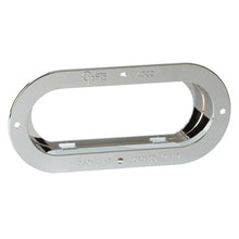 Load image into Gallery viewer, Grote 43223 Theft-Resistant Mounting Flange For 6&quot; Oval Lights, Chrome Plated
