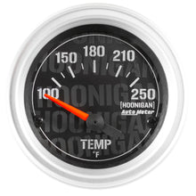Load image into Gallery viewer, AutoMeter 4337-09000 GAUGE, WATER TEMP, 2 1/16", 100-250?F, ELECTRIC, HOONIGAN