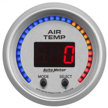 Load image into Gallery viewer, AutoMeter 4358 GAUGE, AIR TEMP, DUAL, 2 1/16", 0-300?F, DIGITAL, ULTRA-LITE