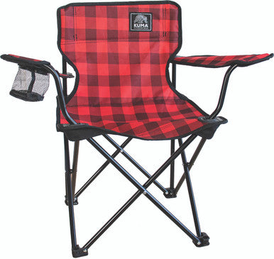 KUMA 435-KM-CUCH-RB Cub Junior Chair - Red/Black Plaid