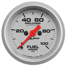 Load image into Gallery viewer, AutoMeter 4363 GAUGE, FUEL PRESSURE, 2 1/16", 100PSI, DIGITAL STEPPER MOTOR, ULTRA-LITE