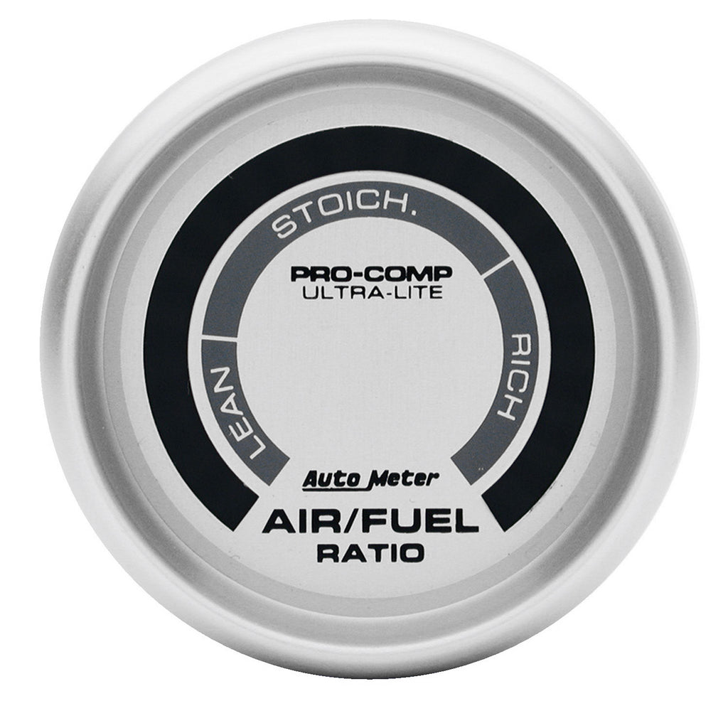 AutoMeter 4375 GAUGE, AIR/FUEL RATIO-NARROWBAND, 2 1/16", LEAN-RICH, LED ARRAY, ULTRA-LITE