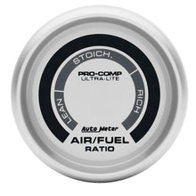 Load image into Gallery viewer, AutoMeter 4375 GAUGE, AIR/FUEL RATIO-NARROWBAND, 2 1/16", LEAN-RICH, LED ARRAY, ULTRA-LITE