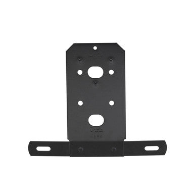 Grote 43842 Universal License Plate Bracket, Black Enamel