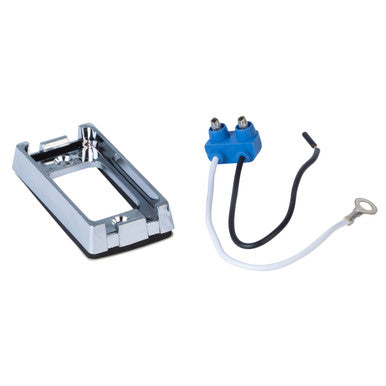 Grote 43980 Brackets For Small Rectangular Lights, Chrome Plated Kit