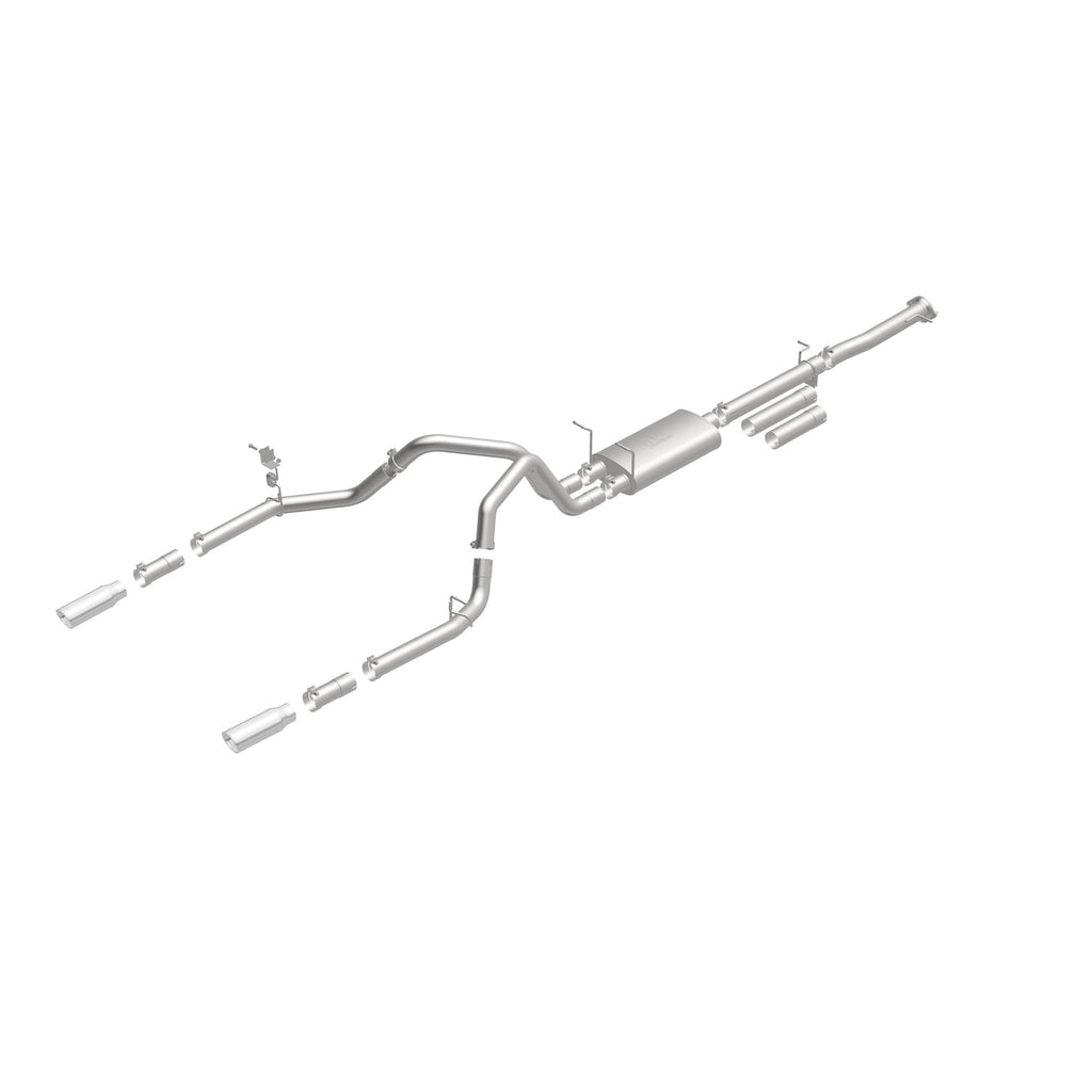 MagnaFlow Exhaust Products 19027 Street Series Polished Cat-Back System for Select Chevrolet Silverado HD, Chevrolet Silverado HD, GMC Sierra HD, GMC Sierra HD