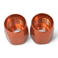 Load image into Gallery viewer, Performance-2-Piece--10-An-Anodized-Full-Flow-Swivel-Hose-End-Sockets-(Qty-2)---Orange