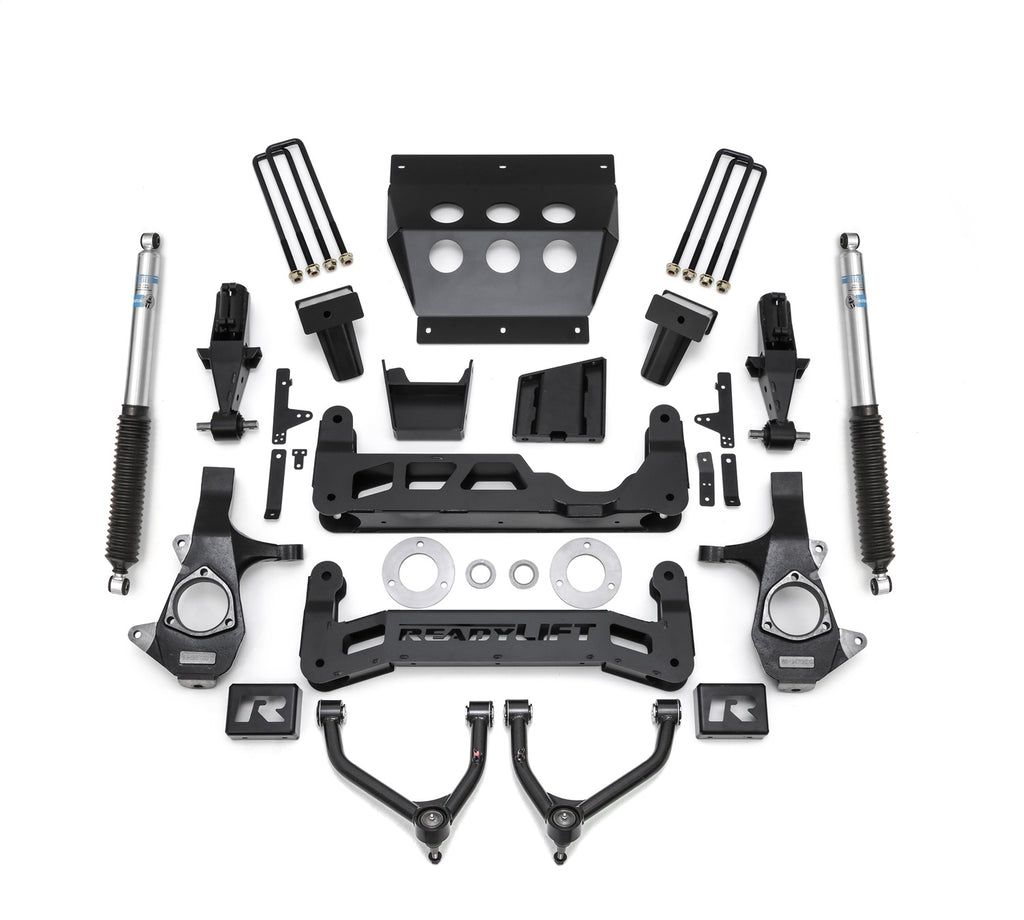 ReadyLift 44-3472 7in. Big Lift Kit with Upper Control Arms for Stamped Steel OE Upper Control Arm for Select Chevrolet Silverado 1500, GMC Sierra