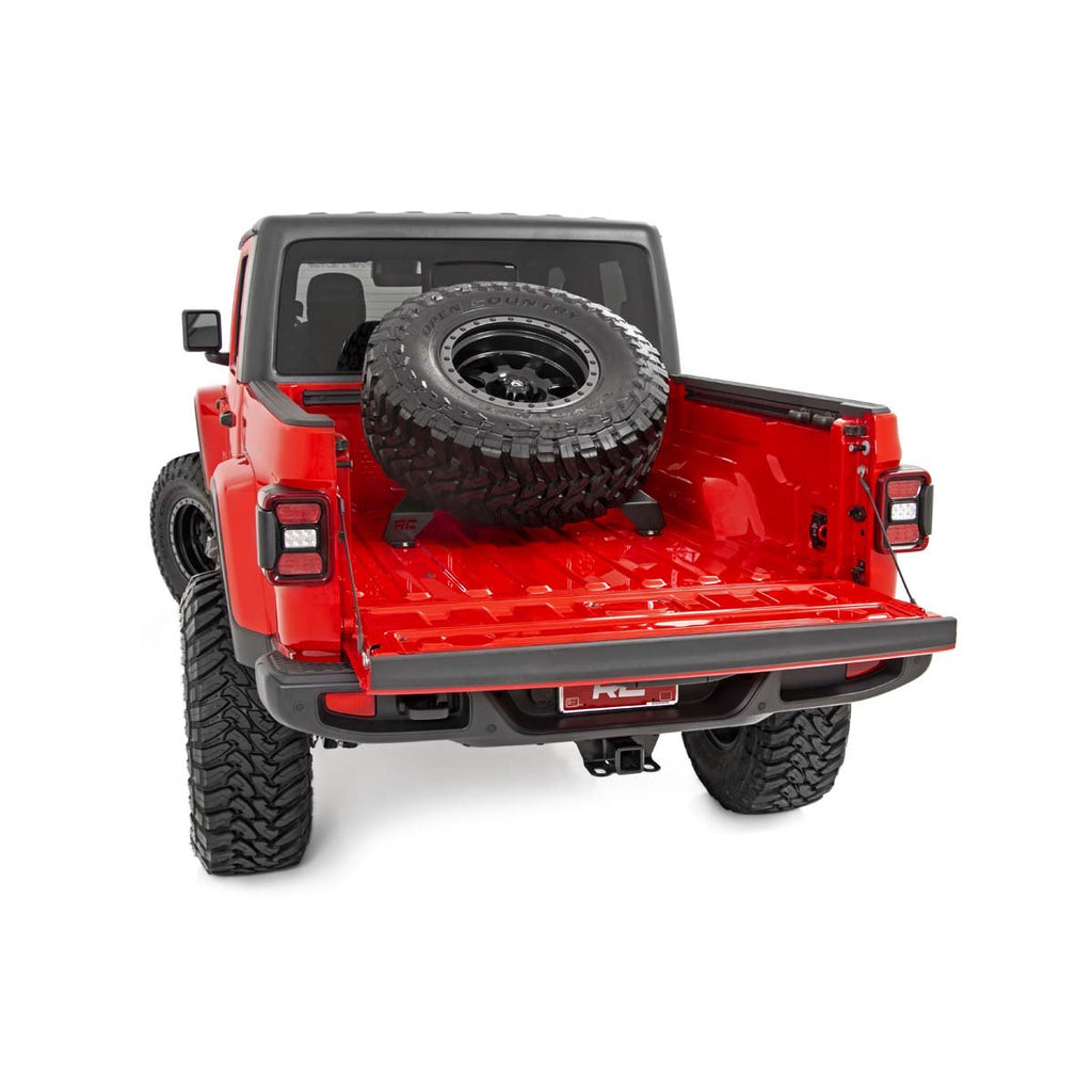 ~(44-Lbs.-16X14x5)~-Bed-Mounted-Tire-Carrier-(2020-Jeep-Gladiator)