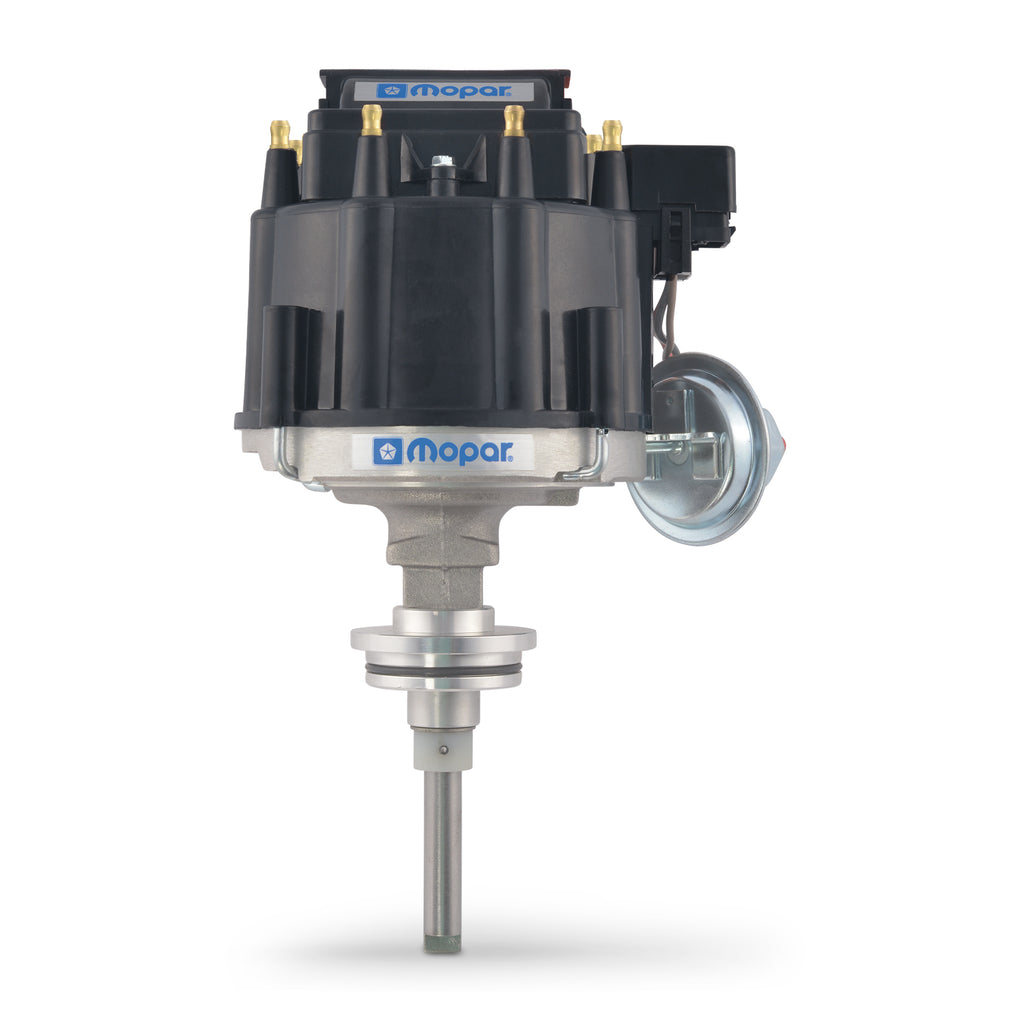 Proform 440-434 Mopar HEI Distributor w/ Black Cap for 273 thru 360 Chrysler Engines for Select Bristol 408, Bristol 409, Bristol 410, Checker Aerobus, Checker Marathon, Checker Taxicab, Chrysler Cordoba, Chrysler Fifth Avenue, Chrysler Imperial,