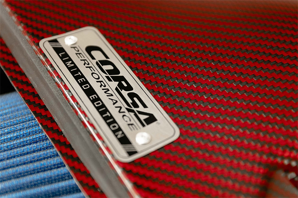 Corsa Performance 44001-R Limited Edition Corsa Performance C7 Red Carbon Fiber Air Intake with Oiled Filt for Select Chevrolet Corvette