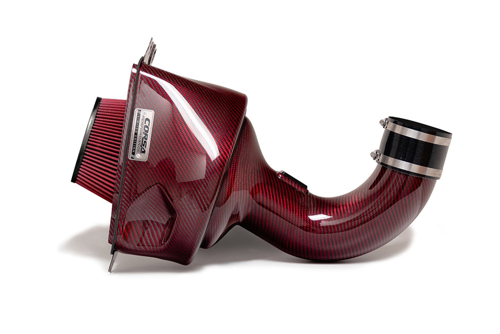 Corsa Performance 44001D-R Limited Edition Corsa Performance C7 Corvette Red Carbon Fiber Air Intake with D for Select Chevrolet Corvette