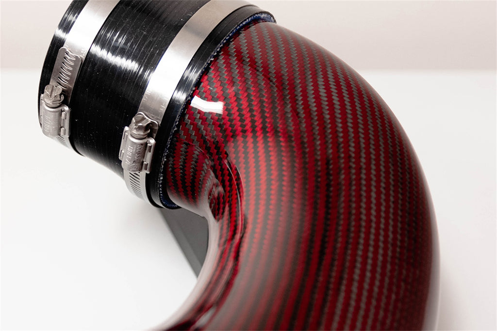 Corsa Performance 44001D-R Limited Edition Corsa Performance C7 Corvette Red Carbon Fiber Air Intake with D for Select Chevrolet Corvette