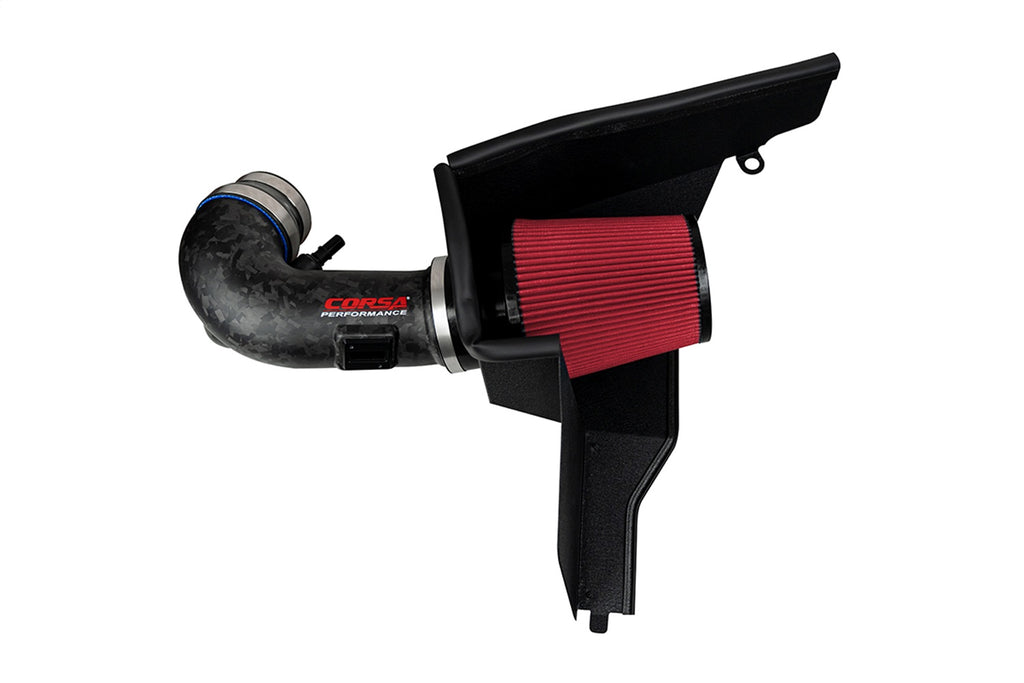 Corsa Performance 44006D-MF Corsa Performance Mustang GT Matted Forged Carbon Fiber Air Intake with DryTech for Select Ford Mustang