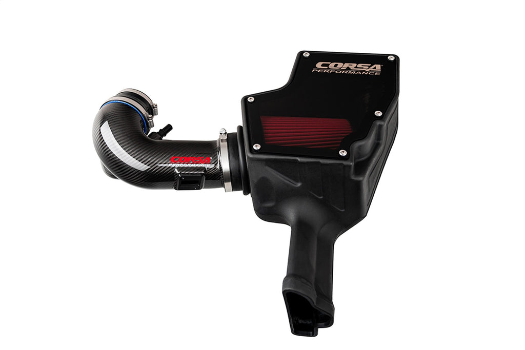 Corsa Performance 44007D Corsa Performance Mustang GT Closed Box Air Intake with Carbon Fiber Air Duct/Dr for Select Ford Mustang