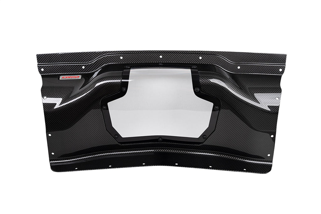 Corsa Performance 44009 Corsa Performance C8 Corvette Carbon Fiber Trunk Panel with Polycarbonate Window for Select Chevrolet Corvette