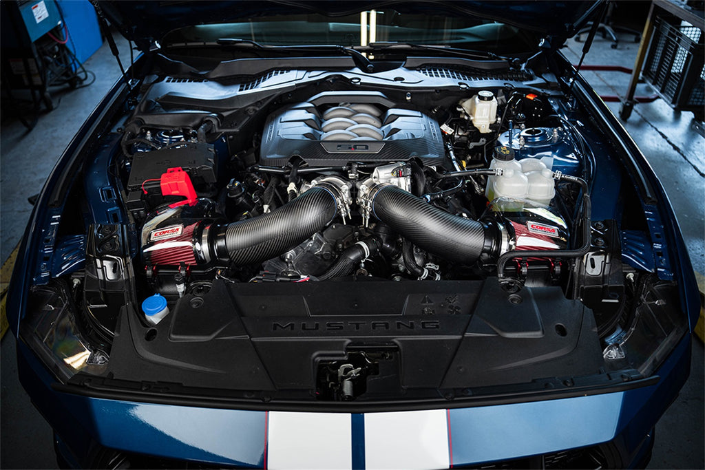 Corsa Performance 44013DMT 24-25 Ford Mustang Carbon Fiber Closed Box (Matte) for Select Ford Mustang