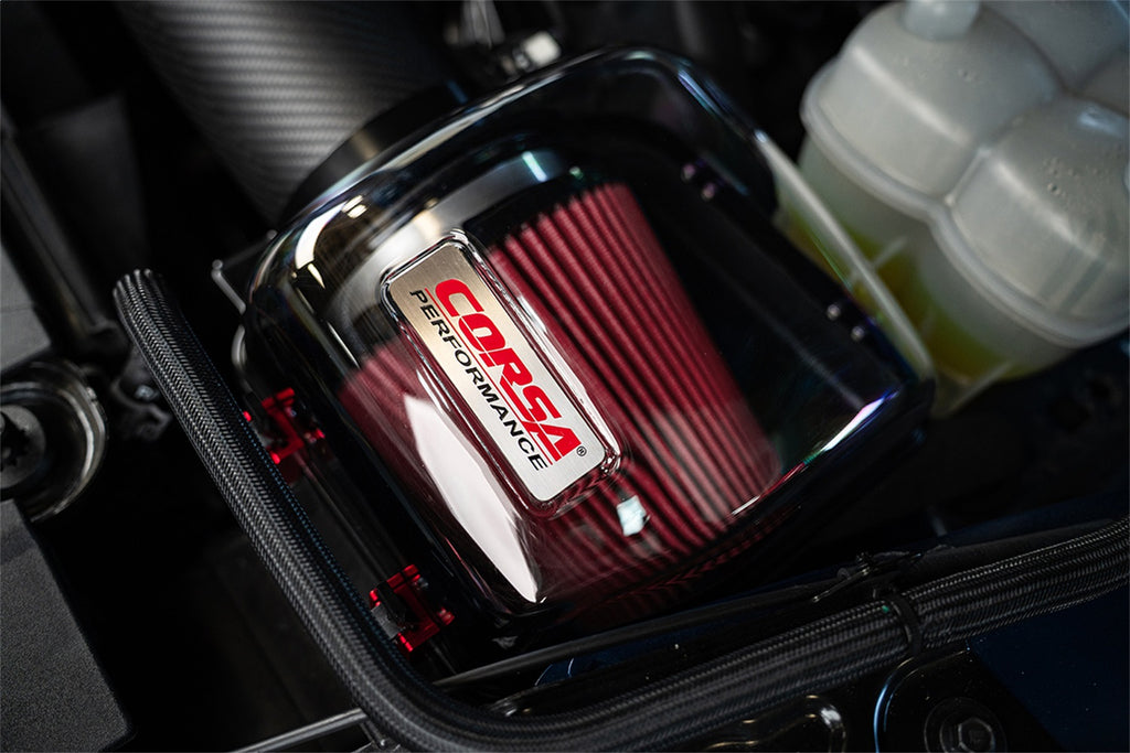 Corsa Performance 44013DMT 24-25 Ford Mustang Carbon Fiber Closed Box (Matte) for Select Ford Mustang
