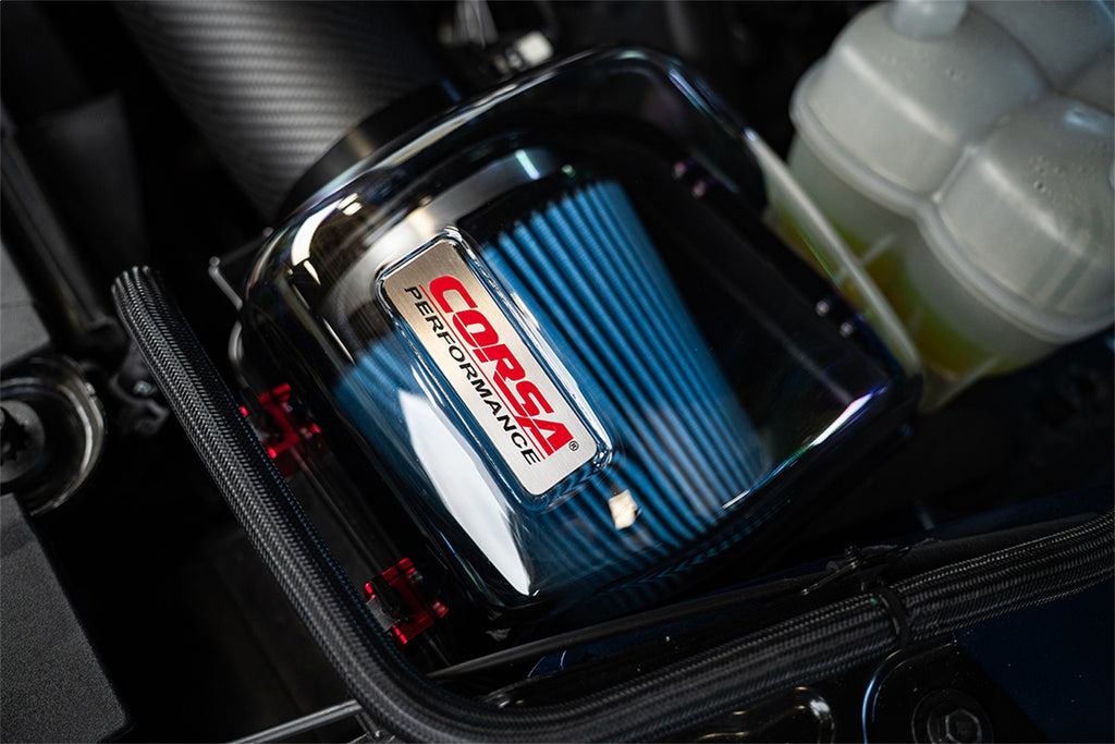 Corsa Performance 44013MT 24-25 Ford Mustang Carbon Fiber Closed Box (Matte) for Select Ford Mustang