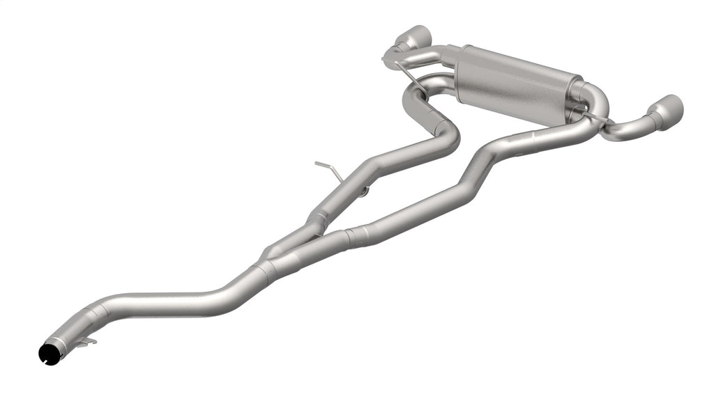 Kooks Custom Headers 44115100 3-1/2in. x 3in. SS Cat-Back Exhaust with Polished Tips. 2020 Toyota Supra. for Select Toyota GR Supra