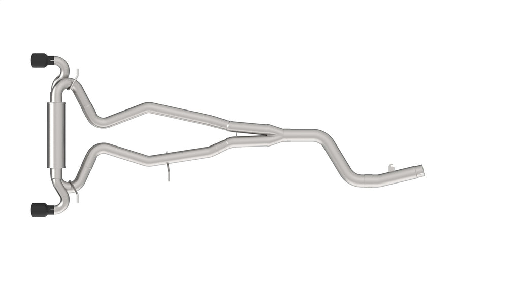 Kooks Custom Headers 44115110 3-1/2in. x 3in. SS Cat-Back Exhaust with Black Tips. 2020 Toyota Supra. for Select Toyota GR Supra