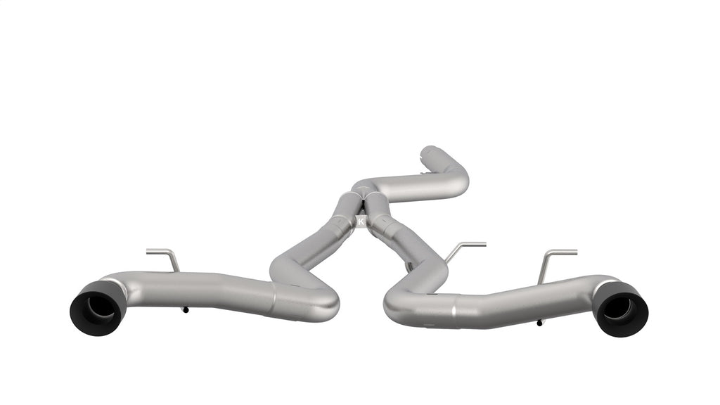 Kooks Custom Headers 44115210 3-1/2in. x 3in. SS Muffler Delete Cat-Back with Black Tips. 2020 Toyota Supra. for Select Toyota GR Supra