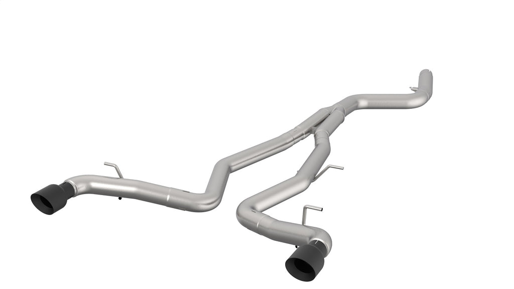 Kooks Custom Headers 44115210 3-1/2in. x 3in. SS Muffler Delete Cat-Back with Black Tips. 2020 Toyota Supra. for Select Toyota GR Supra