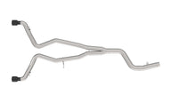Load image into Gallery viewer, Kooks Custom Headers 44115210 3-1/2in. x 3in. SS Muffler Delete Cat-Back with Black Tips. 2020 Toyota Supra. for Select Toyota GR Supra