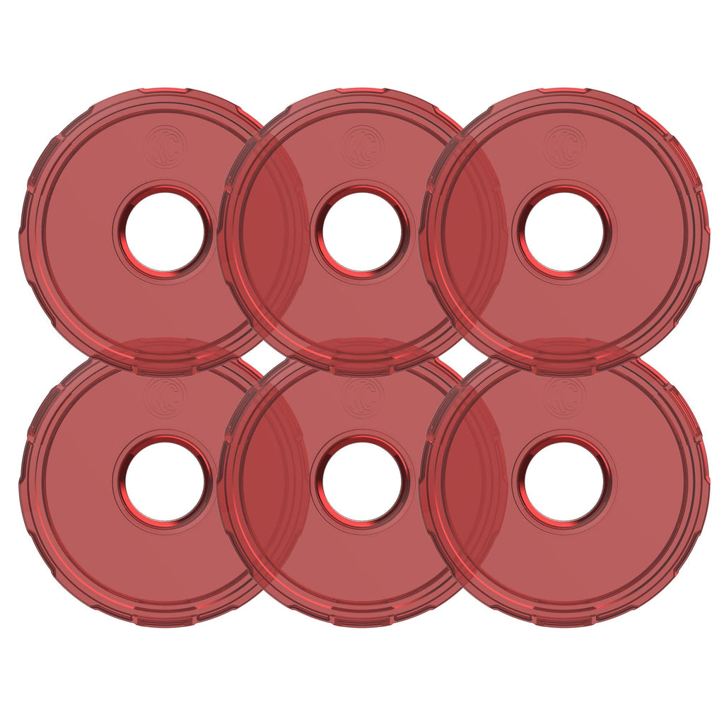 KC HiLiTES 4413 KC Cyclone 2.0 LED - Replacement Lens - Red - 6-PK