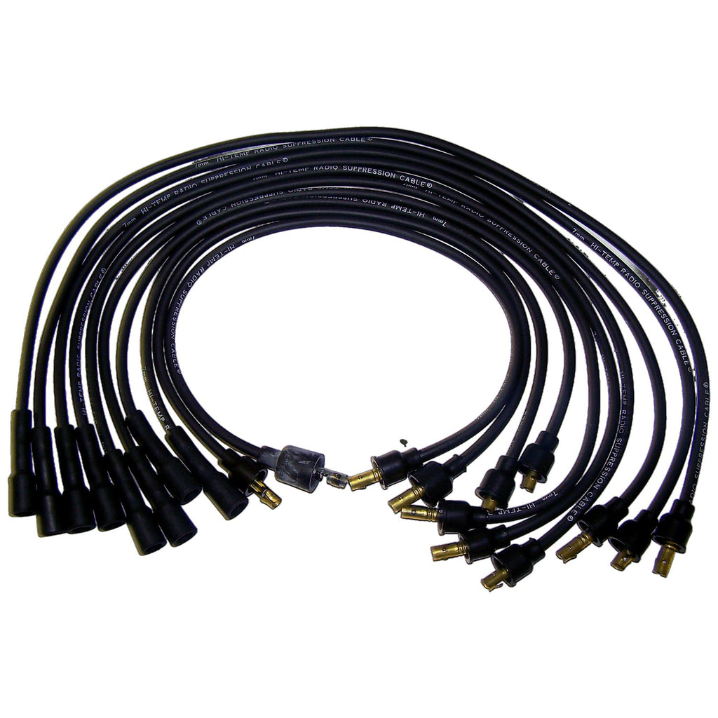 Crown Automotive Jeep Replacement 4419358 Ignition Wire Set 89-93 Dodge Dakota & Ram Trucks w/ 5.2L or 5.9L (Gas) Engines for Select Dodge B150, Dodge B250, Dodge B350, Dodge D150, Dodge D250, Dodge D350, Dodge Dakota, Dodge Ramcharger, Dodge W150, Dodge