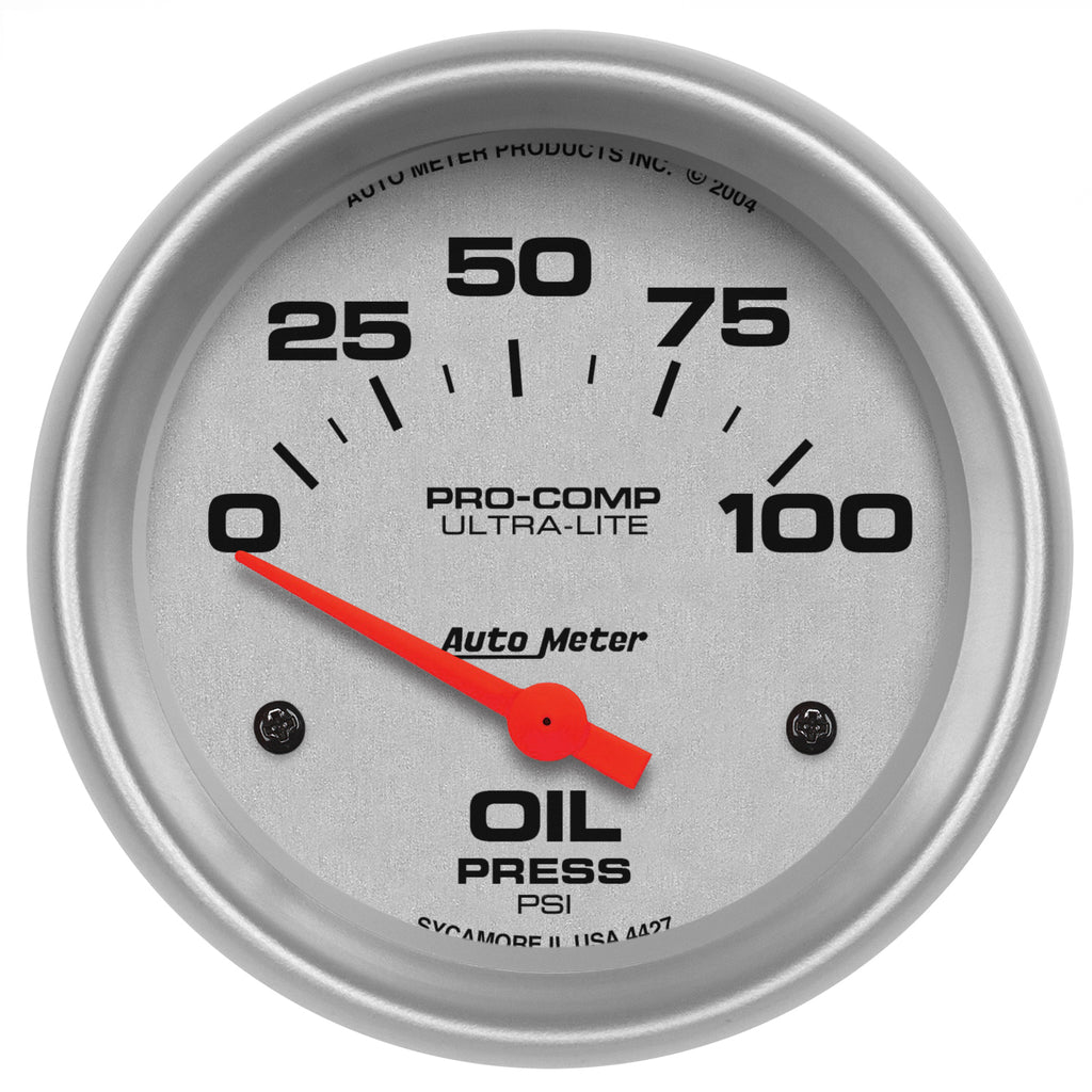 AutoMeter 7045-UL DIRECT FIT DASH KIT, CHEVY TRUCK 67-72, TACH/MPH/FUEL/OILP/WTMP/VOLT, ULTRA-LITE