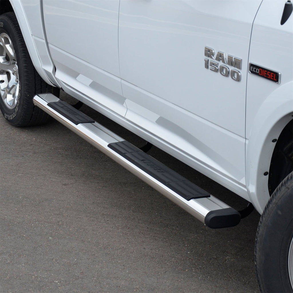 ARIES 4444015 6in. x 85in. Polished Stainless Oval Side Bars; Select Dodge Ram 2500; 3500 - Truck Part Superstore