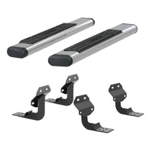 Load image into Gallery viewer, ARIES 4444028 6in. x 53in. Polished Stainless Oval Side Bars; Select Ford F-Series - Truck Part Superstore